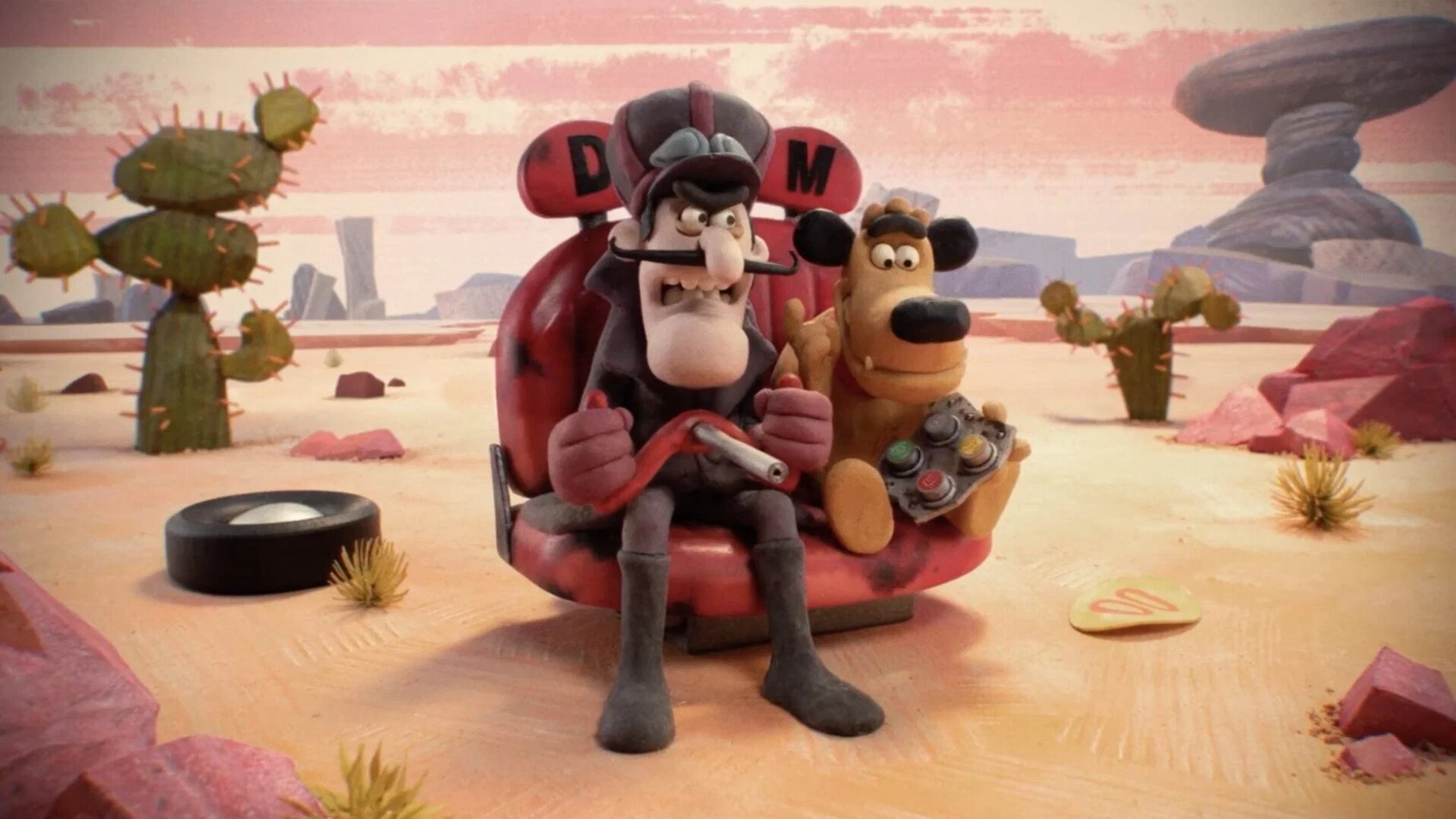 Dastardly and Muttley in "Press the Red Button!"