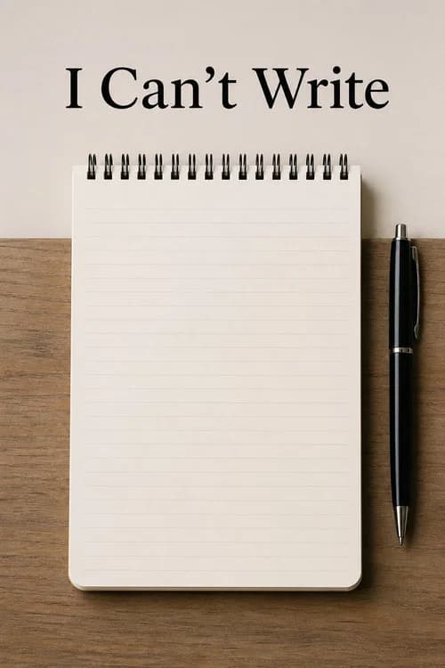 I Can't Write