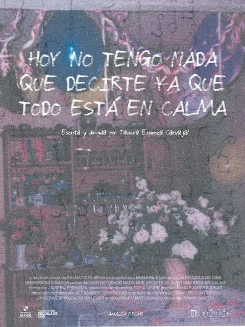 Today I don’t have anything to say because everything’s at peace