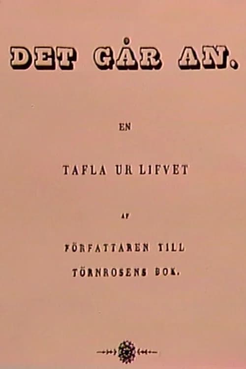 Det går an
