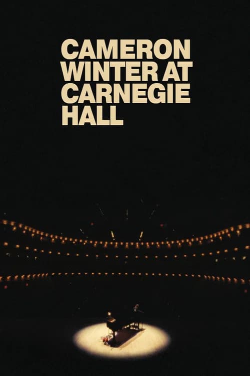 Cameron Winter at Carnegie Hall