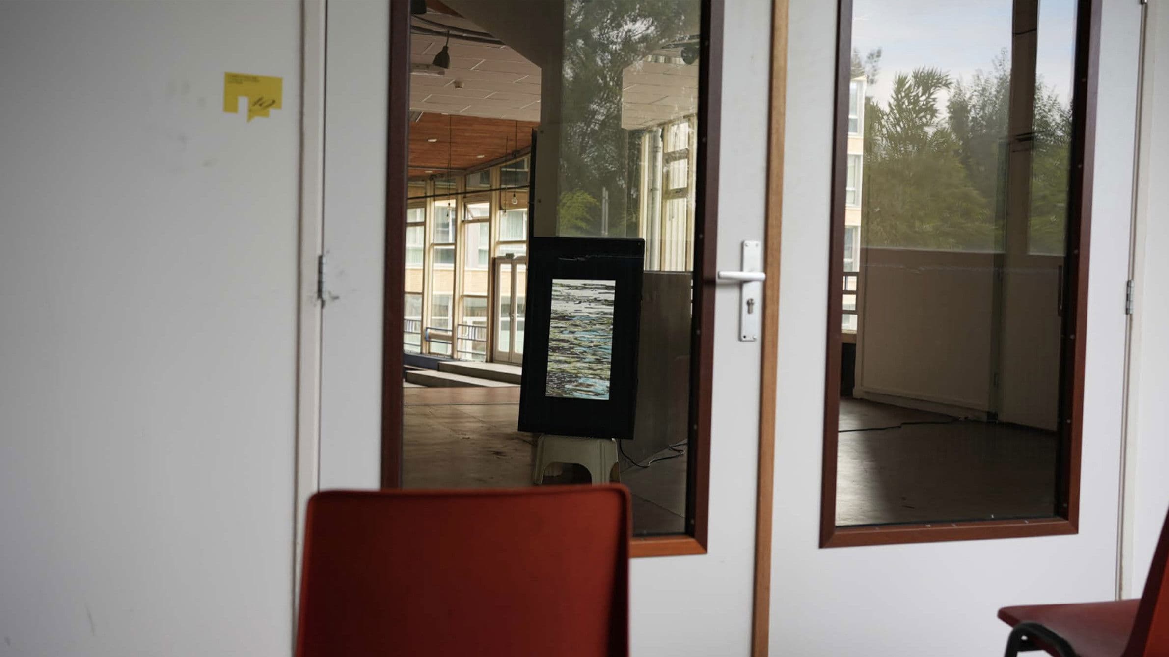 A puddle of water held in shape by my thoughts