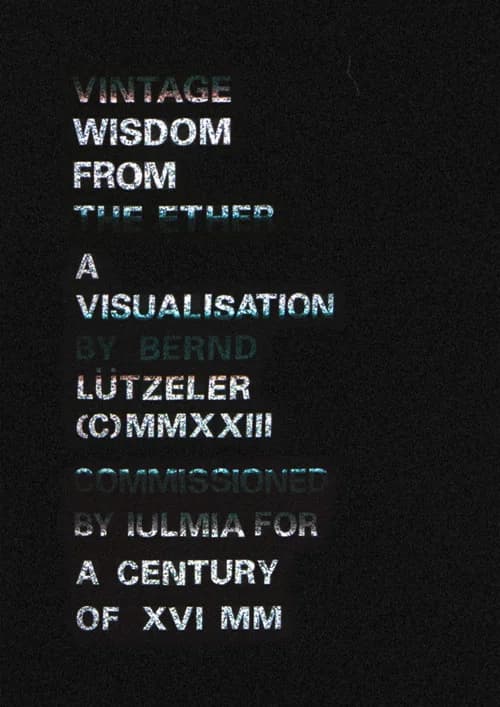 Vintage Wisdom from the Ether